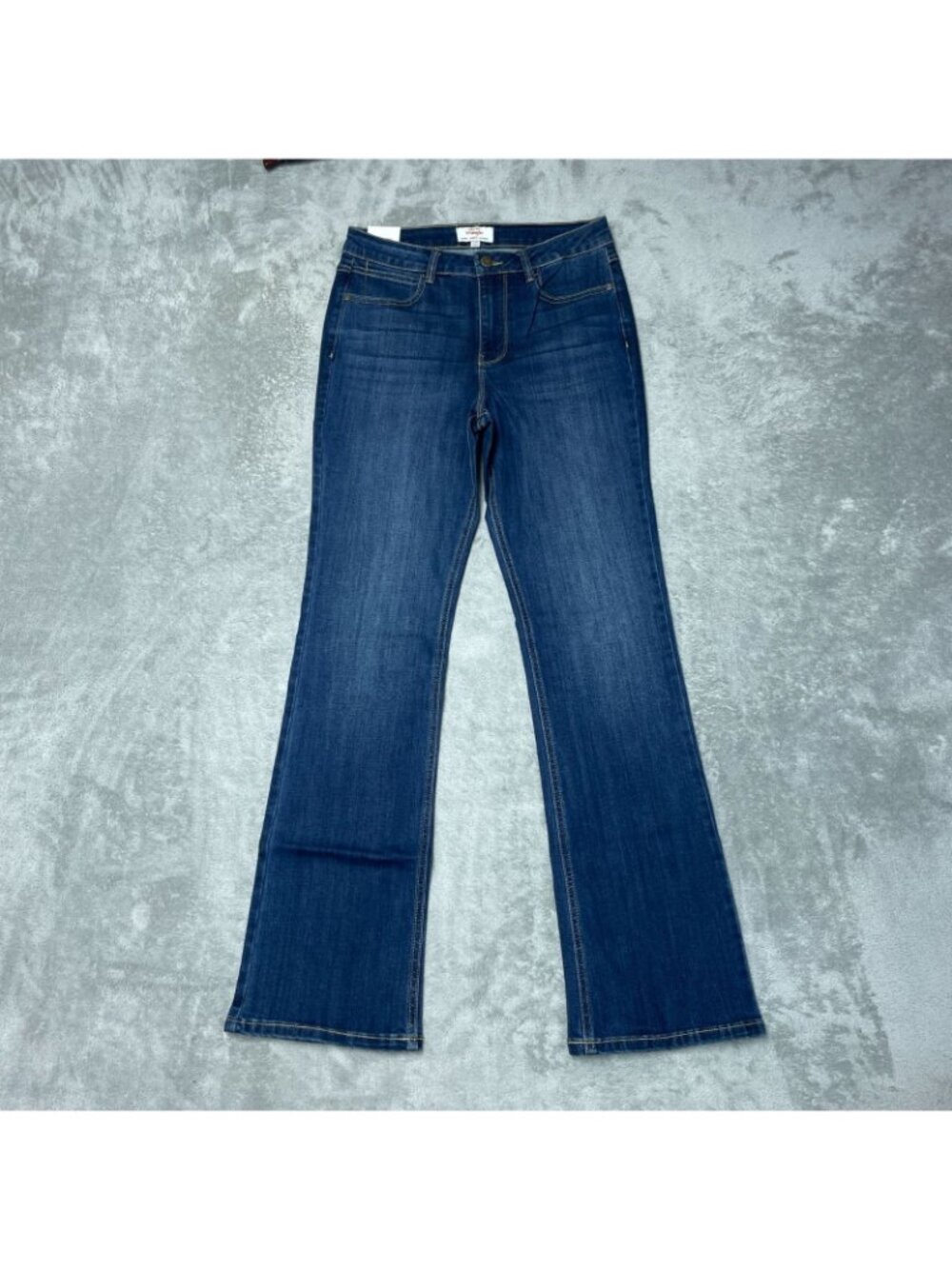 NWT Wrangler Women's 6/28 High-Rise Bootcut Jeans Dark Blue G2235 - Picture 5 of 15